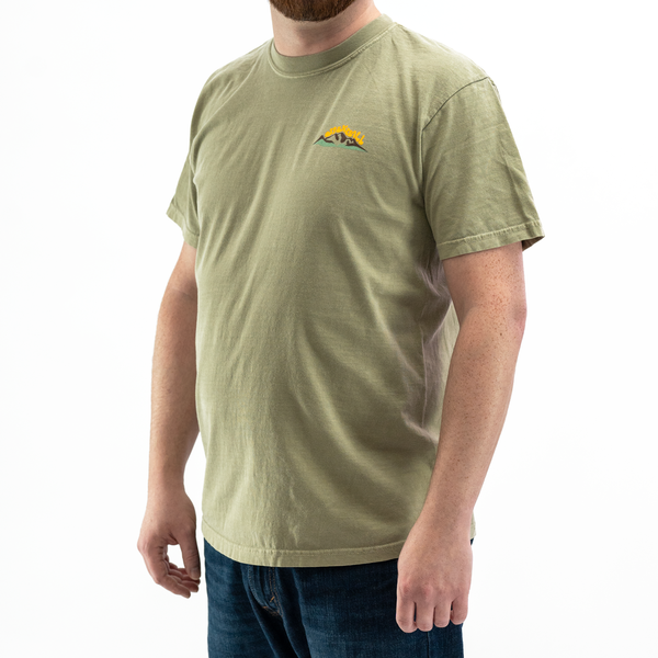 Mountain Tee - Khaki | Spikeball – Spikeball Store